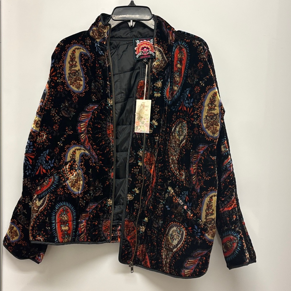 JOHNNY WAS DOLMAN QUILTED JACKET-SEZANA, Velvet Fabric. Size : Medium (M) NWT - Picture 14 of 14